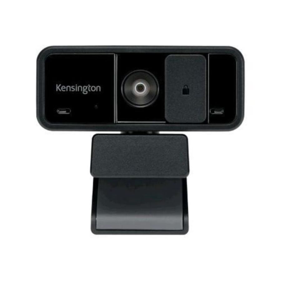 Kensington w1050 webcam 2mpx 1080p 30 fps con fuoco fisso usb audio 1920 x 1080 per microsoft teams, google meet, zoom