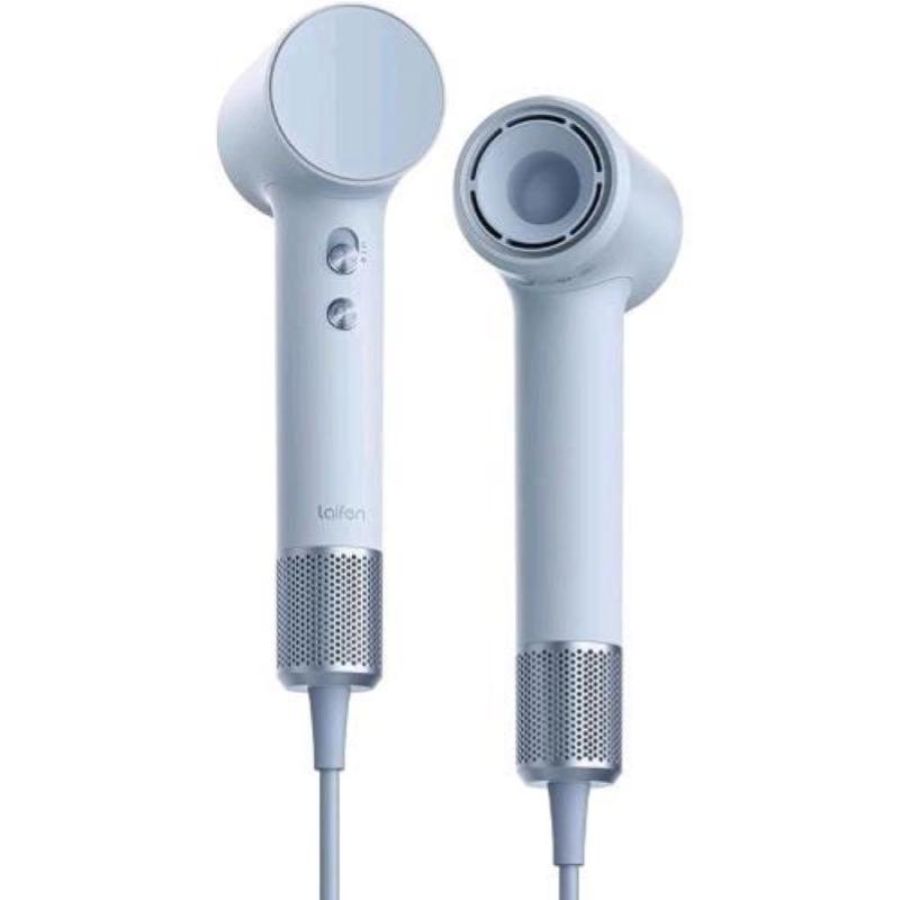 Laifen mini phon asciugacapelli veloce e silenzioso con tecnologia agli ioni glacier blue
