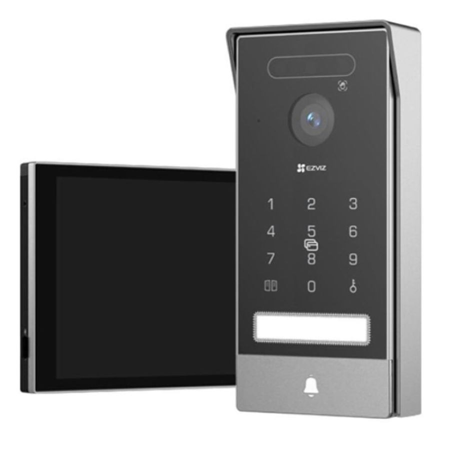 Videocitofono hp7 pro - 4k schermo touch 8 - tastierino - controllo remoto - rilevamento movimento (ezvcshp7pro)