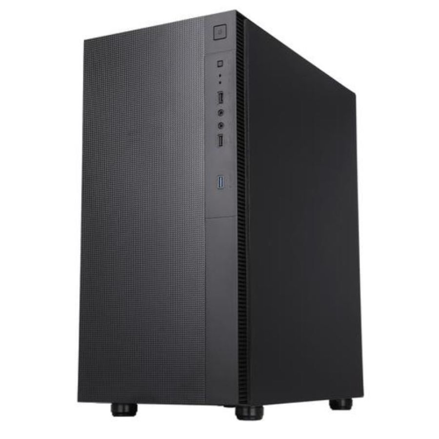 Itek case sylent middle tower, psu 500w 80+ eff, 2xusb3, 3x12cm fan, rivest fonoassorbente