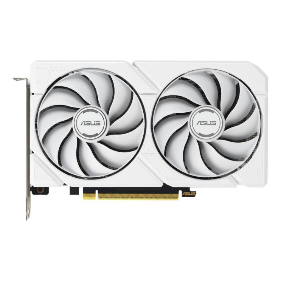 Asus dual -rx9060xt-16g-white amd radeon rx 9060 xt 16 gb gddr6