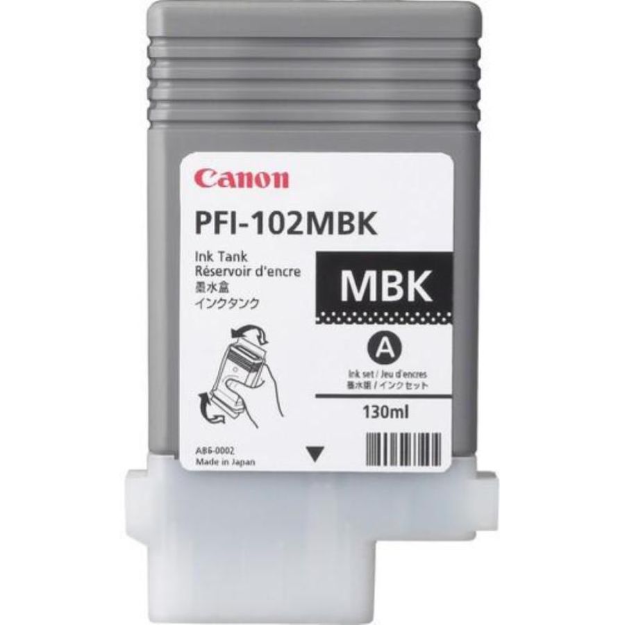 Canon pfi-102mbk cartuccia d\`inchiostro originale nero opaco
