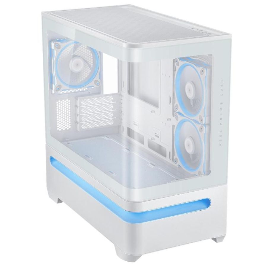 Asus case prime ap202 tg argb white