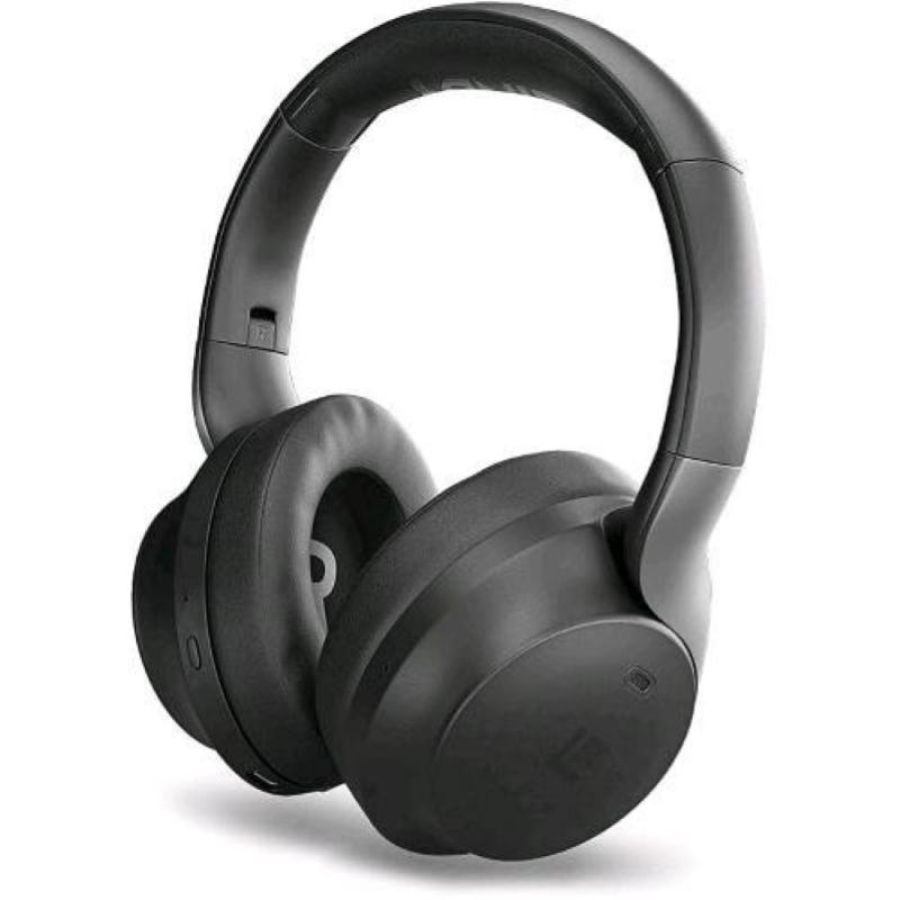 Lindy lhxw-e cuffie wireless con cancellazione attiva del rumore usb-c nero