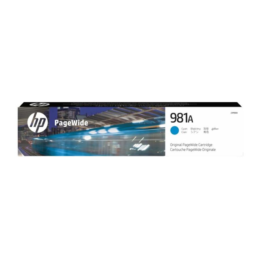 Hp cartuccia ciano originale 981a pagewide