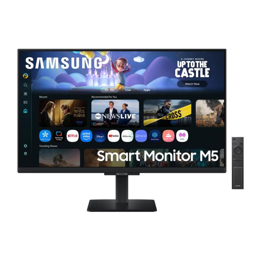 Samsung m5 - m50f monitor smart 27 ips 60hz full hd 5ms multimediale hub usb 2*hdmi