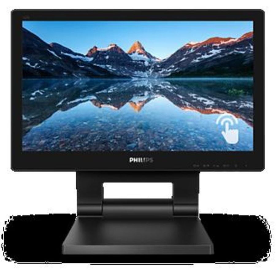 Philips monitor touch 15,6 1366x768, ip54, 1o punti tocco, vga/dvi/dp/hdmi, multimediale
