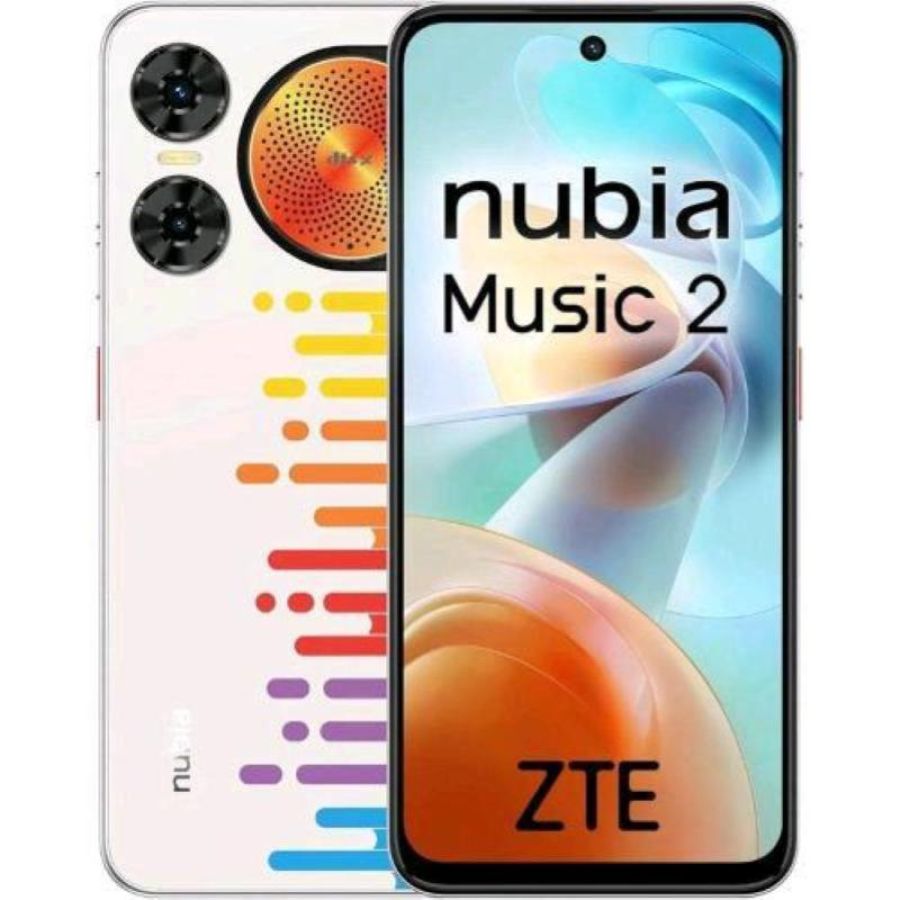 Zte nubia music 2 melody wave dual sim 6.7 octa core 256gb ram 4gb 4g ltesuono surround 2.1 luci led italia bianco