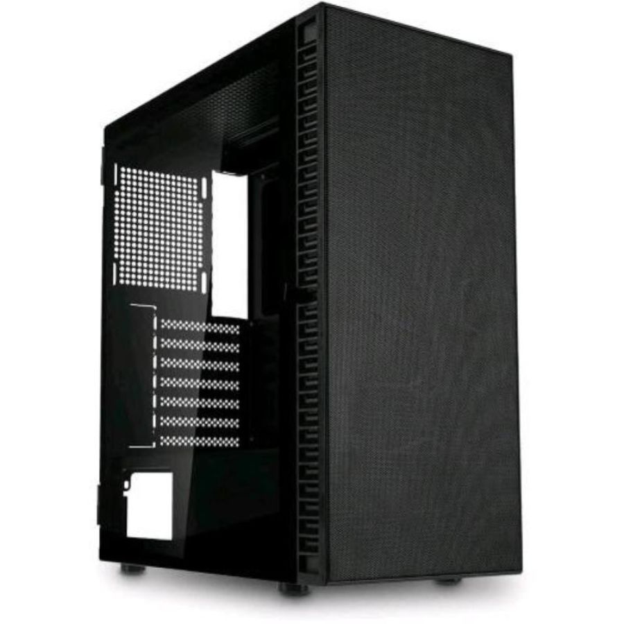 Kolink observatory hf mesh core case midi tower mini-itx/matx/atx pannello laterale in vetro temperato nero