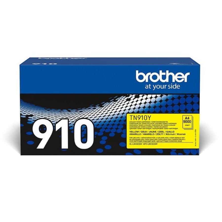 Brother tn-910y cartuccia toner 1 pz originale giallo