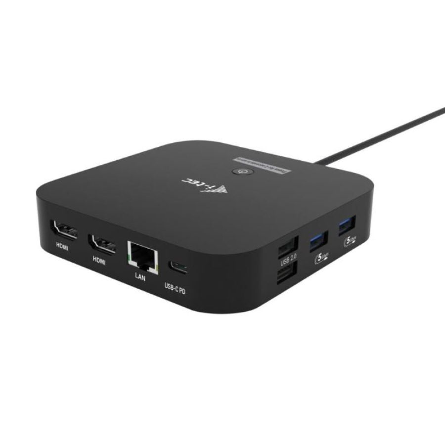 I-tec docking station usb-c dual hdmi con power delivery 100 w piu caricatore 100w