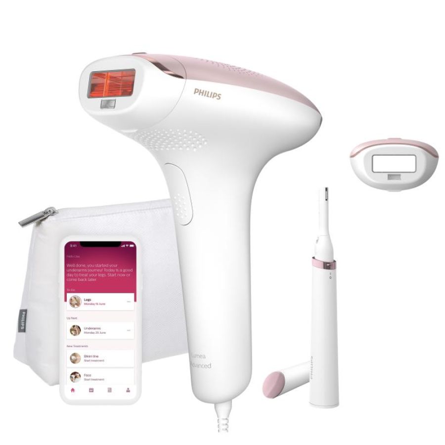 Philips ped philips luce pulsata corpo viso sensore fototipo bri920/00