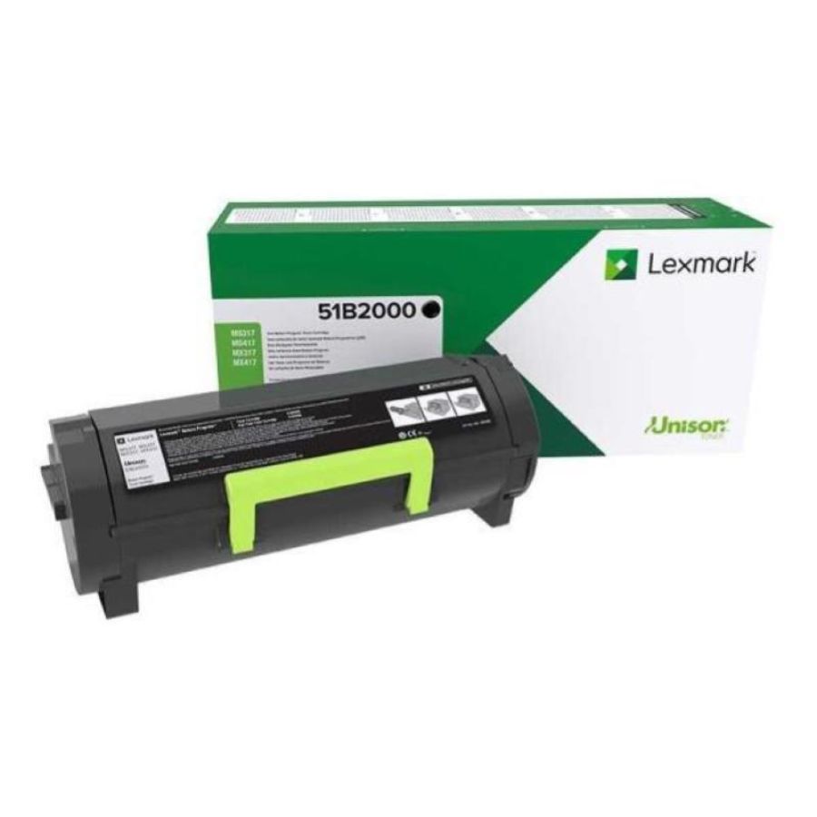 Lexmark toner nero per ms/mx 317/417/517/617 2500pag return program