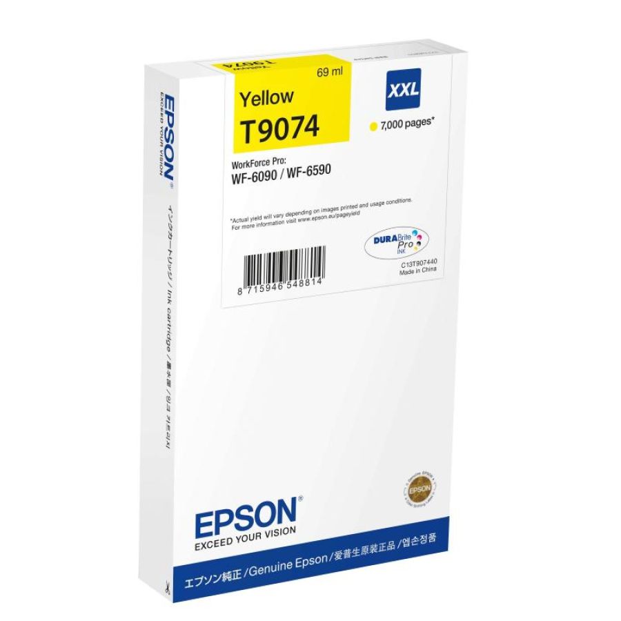Epson c13t90744n cartuccia d\`inchiostro 1 pz originale resa extra elevata (super) giallo