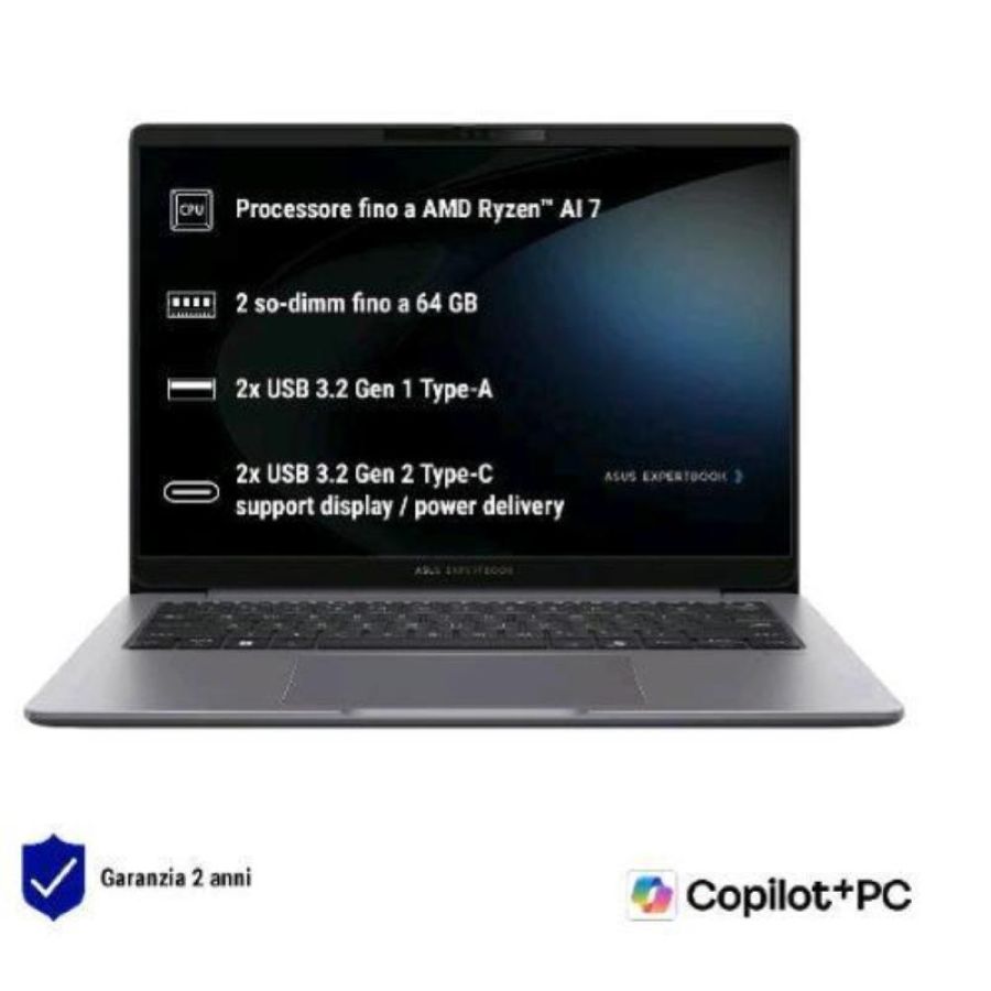 Nb asus commercial nx p copilot+pc pm3606cka-mb0184x 16 ryzen ai r7-350 16gb ssd1tb w11p