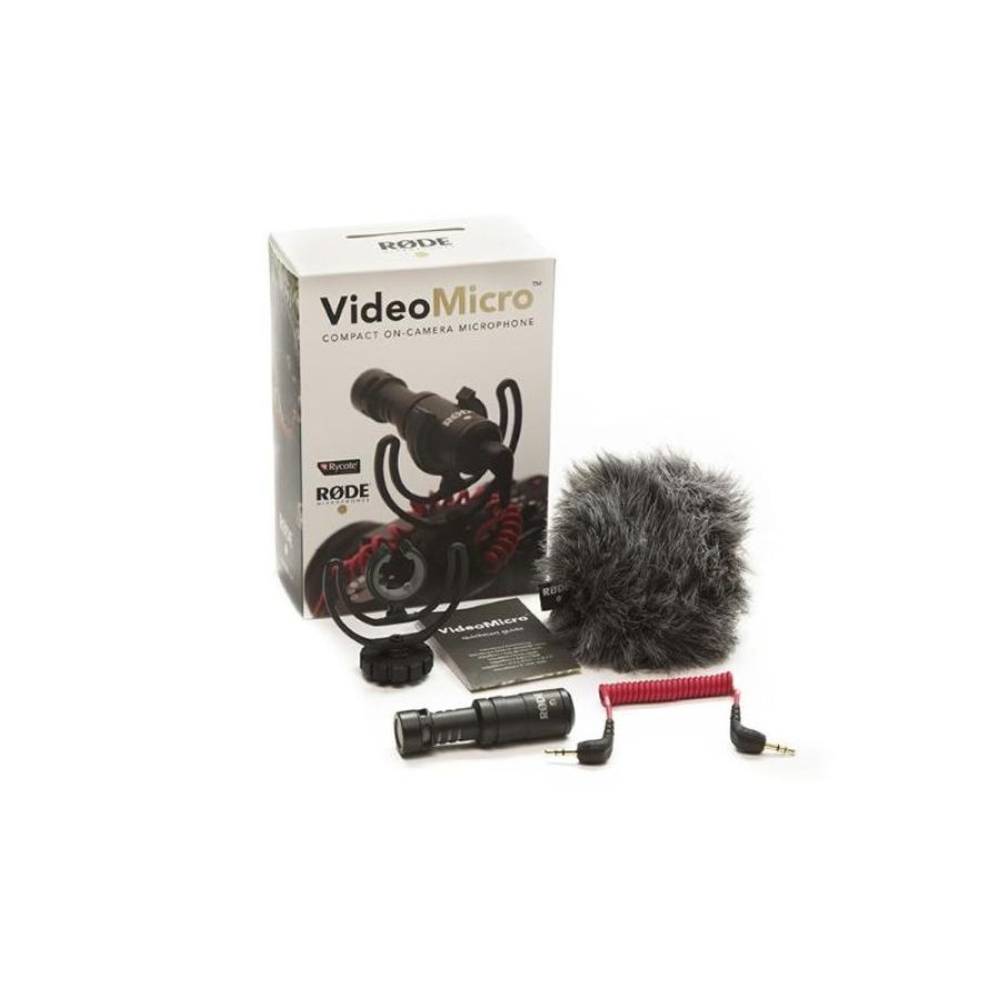 RØde videomicro nero microfono per fotocamera digitale