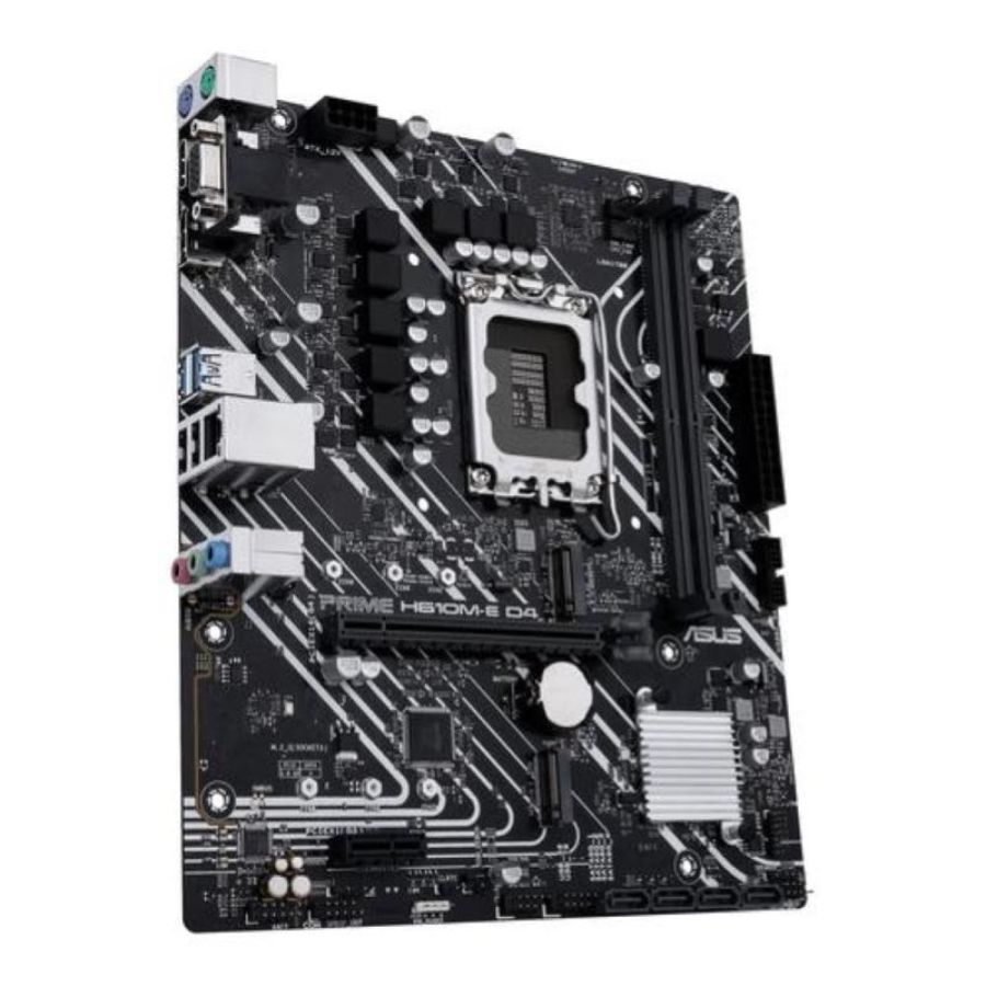Asus mb h610, prime h610m-e d4, lga 1700, dual m.2 - csm, 90mb19n0-m1eayc