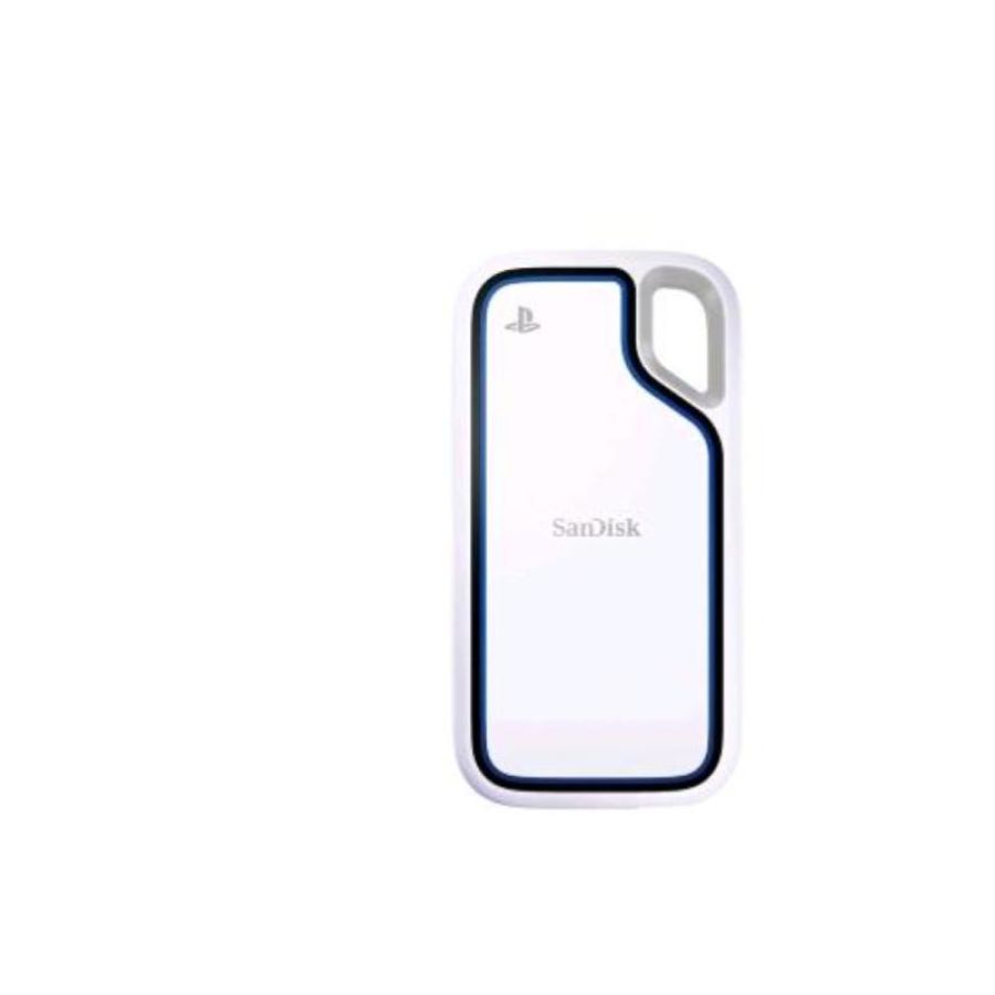 Sandisk extreme portable ssd 2tb esterno portatile usb-c 3.2 gen 2 playstastion 5 bianco