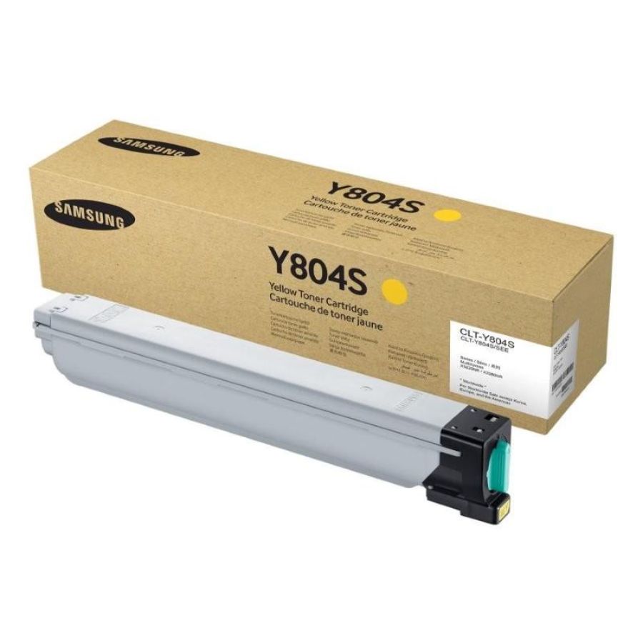 Samsung clt-y804s cartuccia toner 1 pz originale giallo