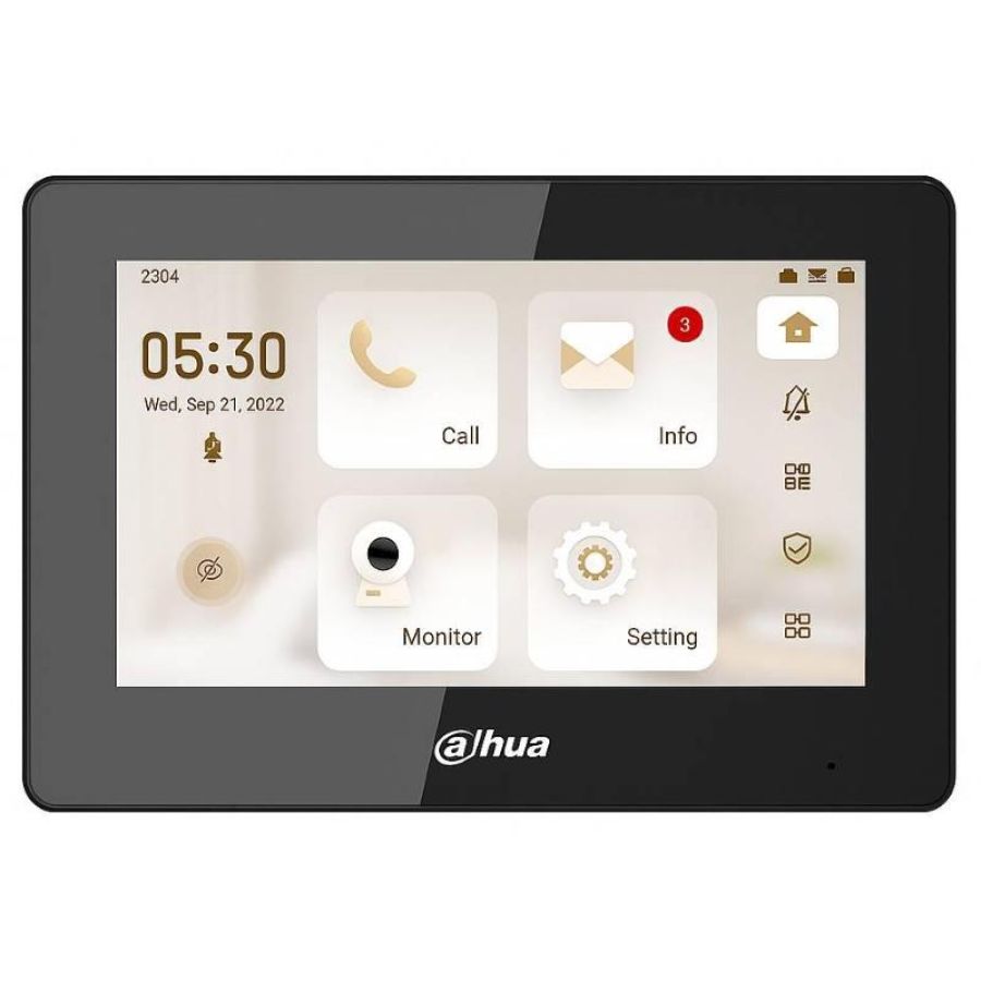 Dahua videocitofono unit? interna lcd 7 ip wifi 7 nero touch