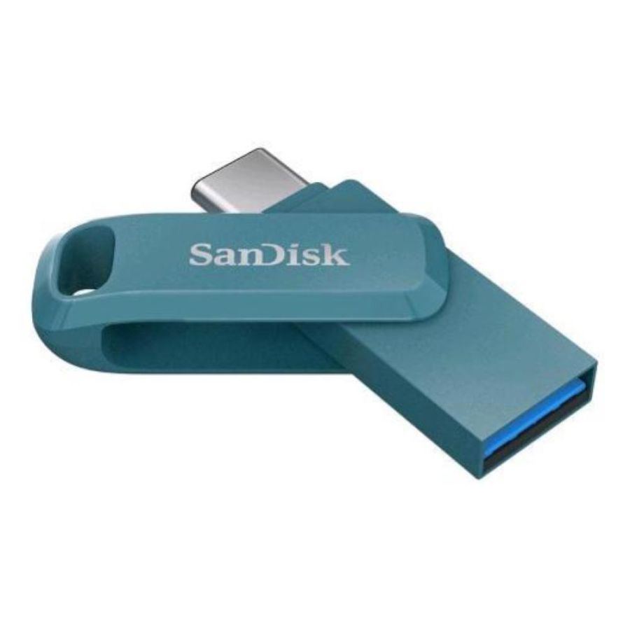 Sandisk ultra dual drive go chiavetta 256gb usb type a/c blu
