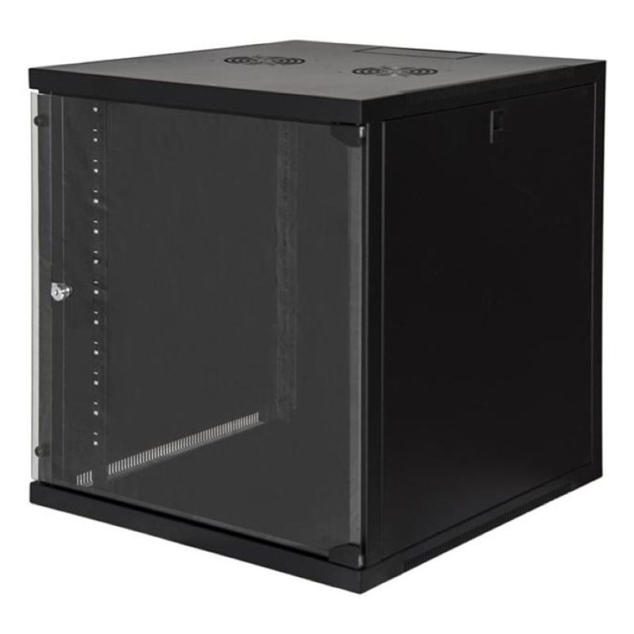 Link armadio rack 19 12 unita da muro (a)620x (l)540 x profondita 600 mm. colore nero