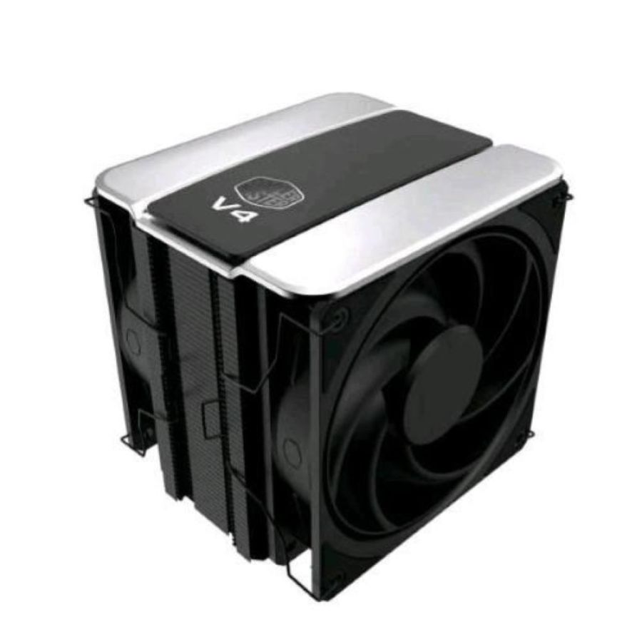 Cooler master v4 alpha 3dhp cpu cooler intel lga 1851/1700/1200 amd am5/am4 black