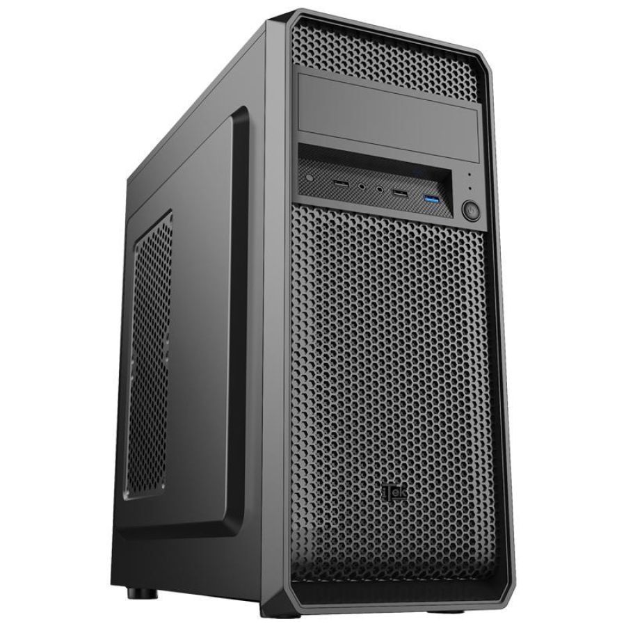 Itek case prime dark - middle tower, atx, 500w, usb3.0, 12cm fan