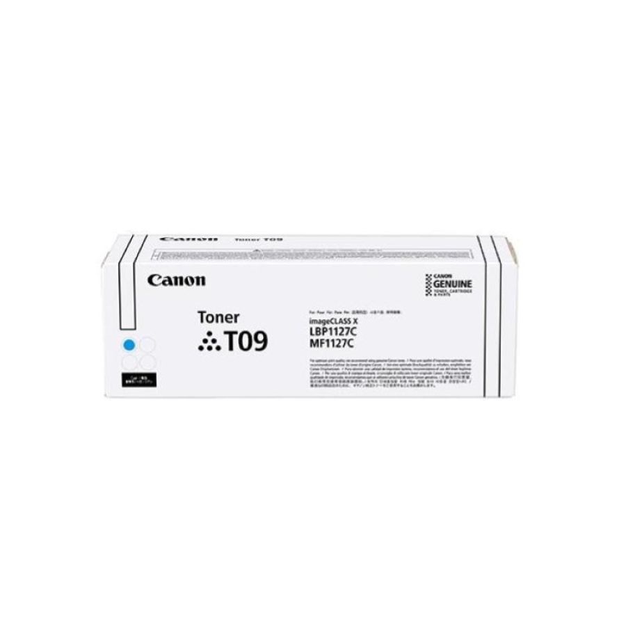 Canon t09 cartuccia toner 1 pz originale ciano