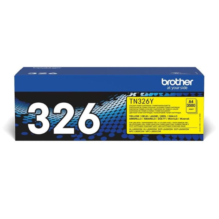 Brother tn-326y cartuccia toner 1 pz originale giallo
