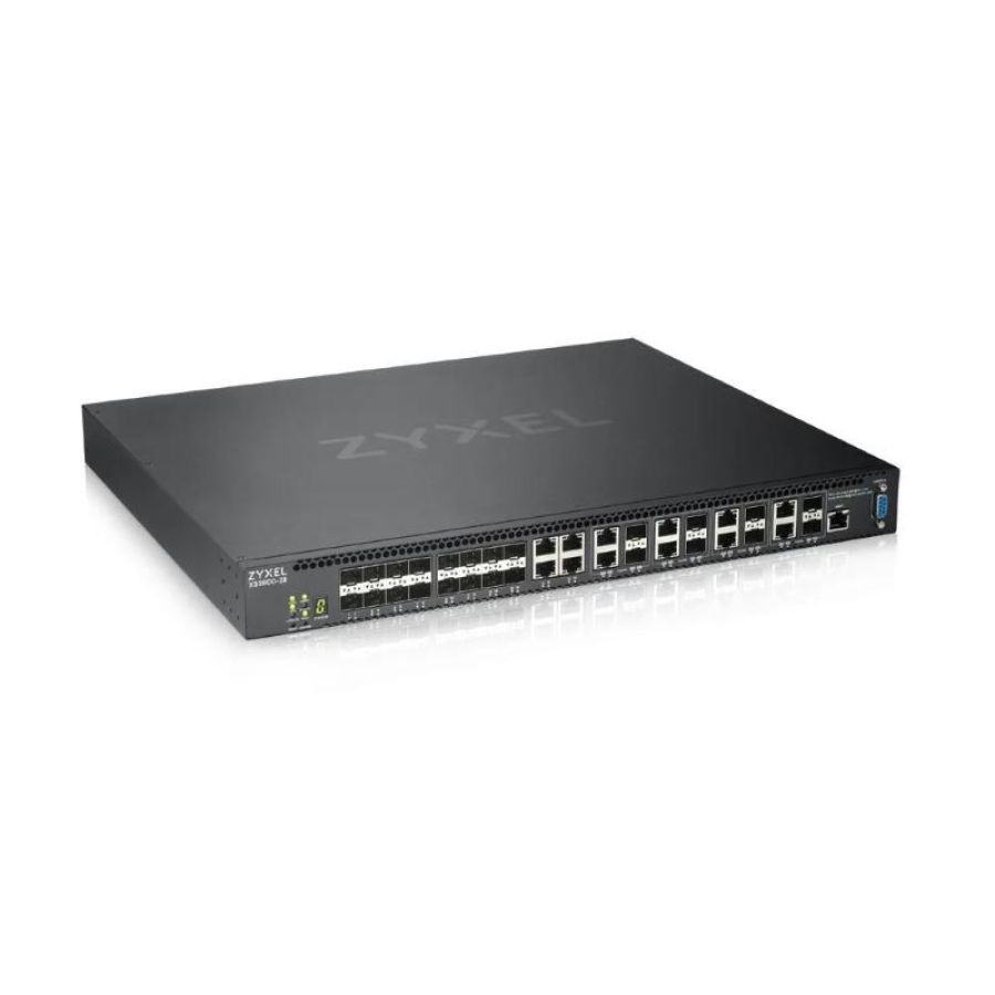 Zyxel switch managed layer 3 lite, ideale x centro stella 10g, alim. ridondata, ha, rack