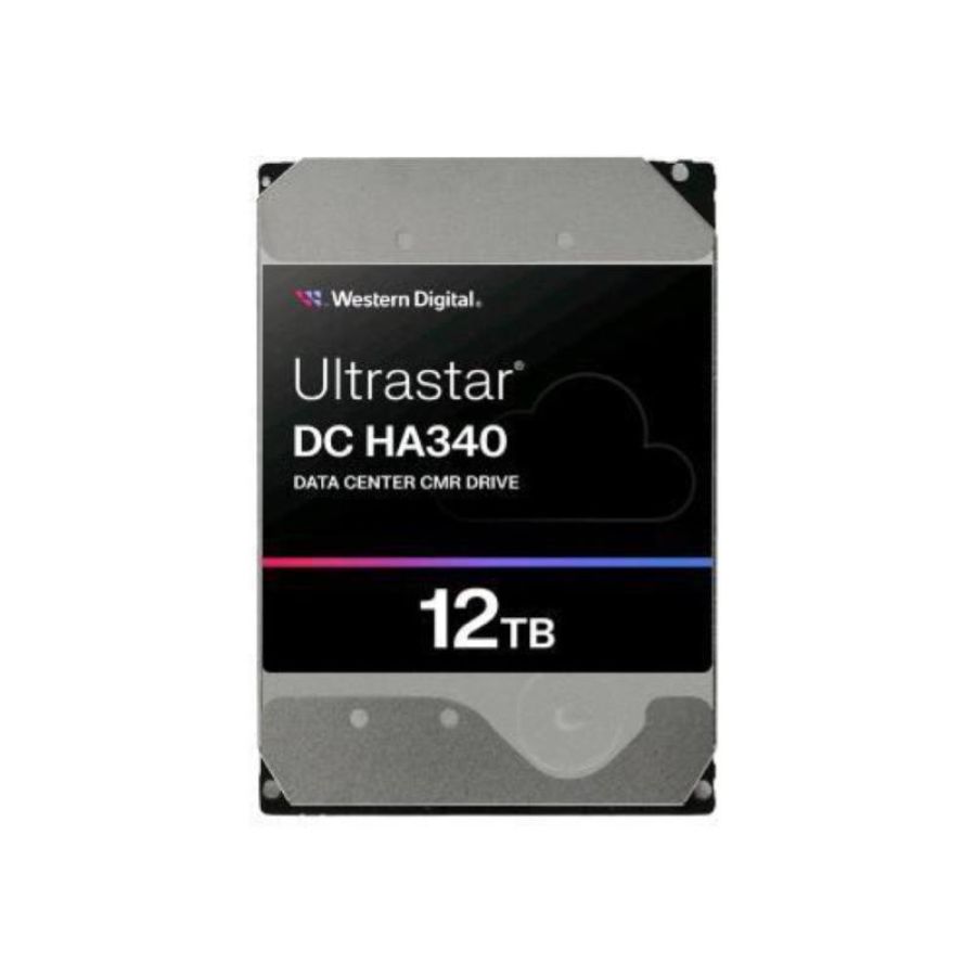 Western digital ultrastar dc ha340 hdd interno 12tb 3.5 sata 6gb/s buffer 512mb 7.200rpm