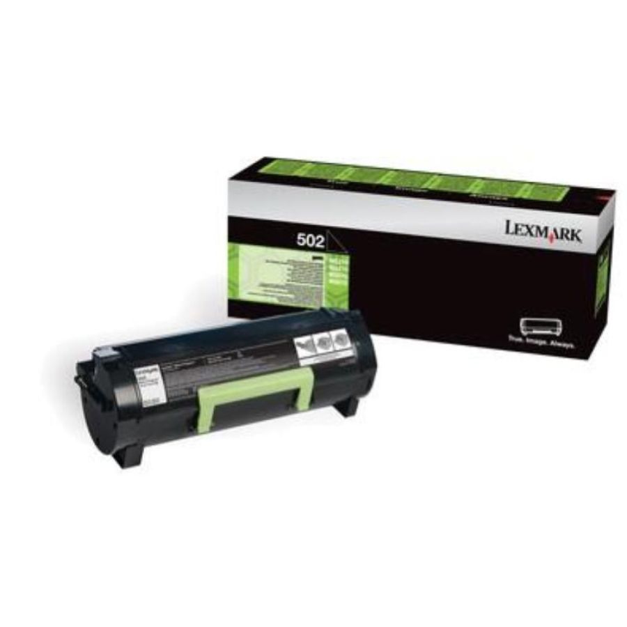 Lexmark 502 cartuccia toner 1 pz originale nero