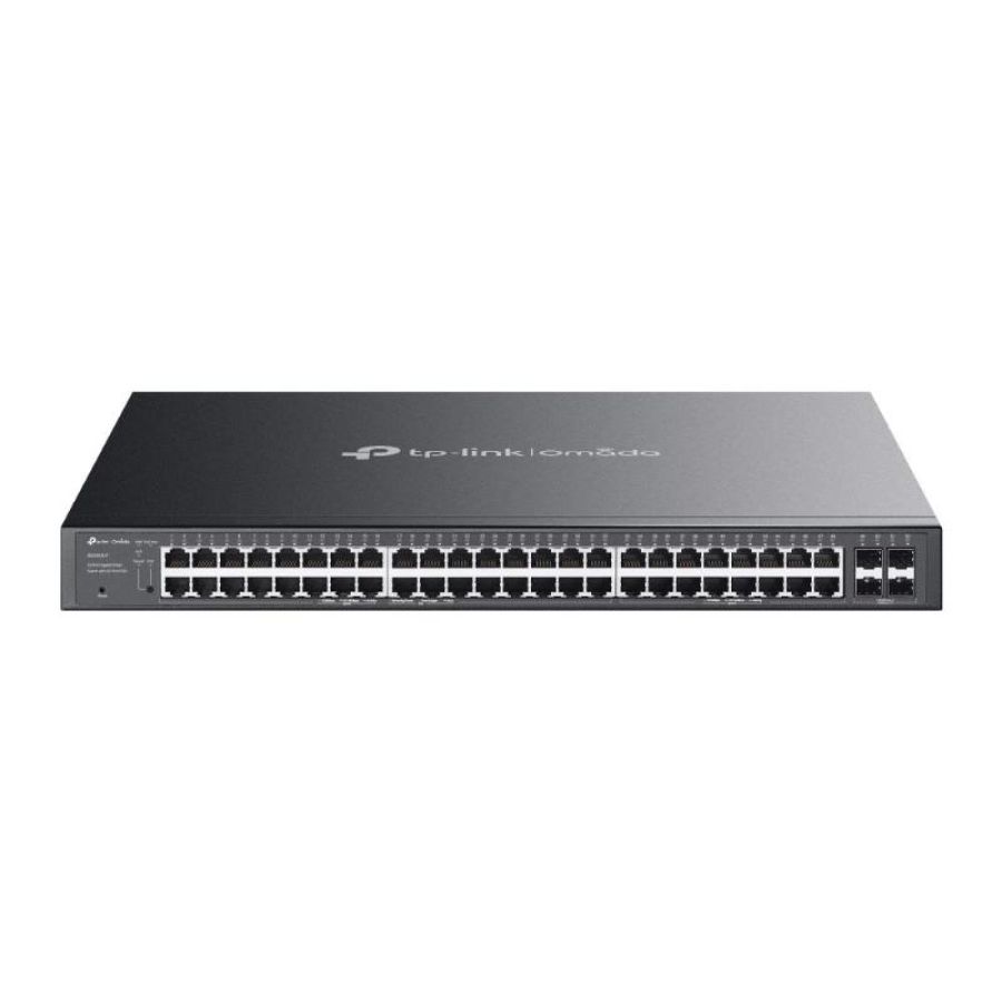Tp-link switch 52p gigabit di cui 32p poe+ 4xgigabit sfp slots