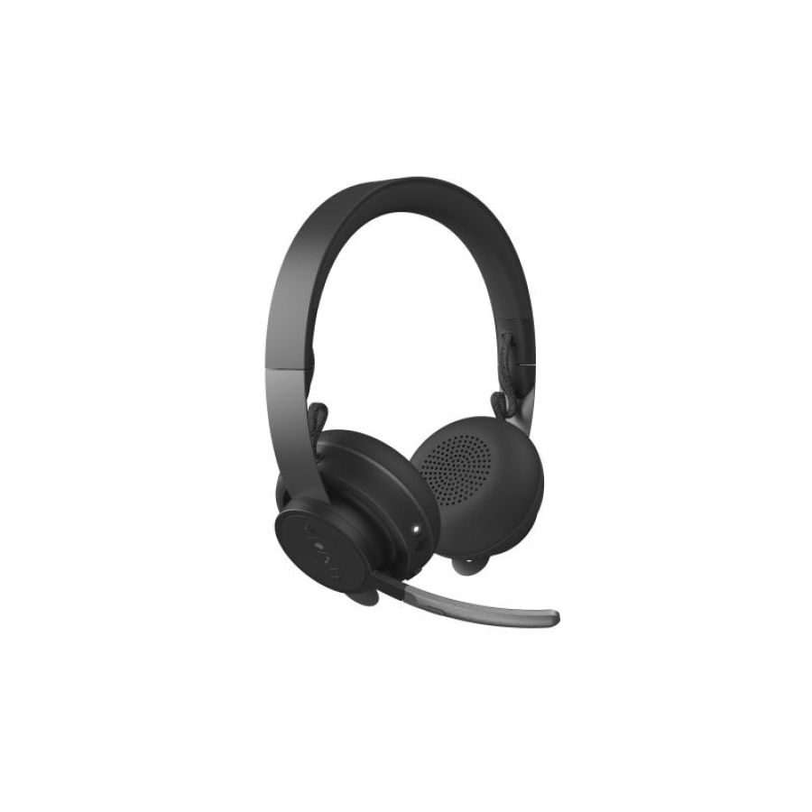 Logitech zone auricolare wireless a padiglione ufficio bluetooth grafite