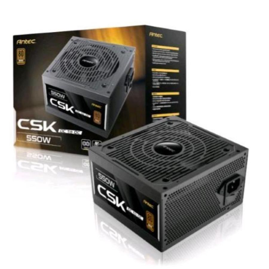 Antec csk550dc ec alimentatore 550 w 80 plus bronze active pfc nero