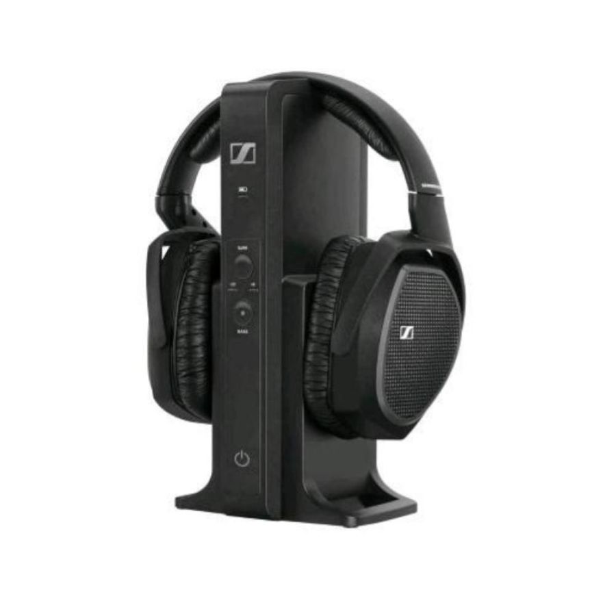 Sennheiser cuffia stereo con ricevitore wireless tecnologia digitale 1 x rca 1 x optical digital nero