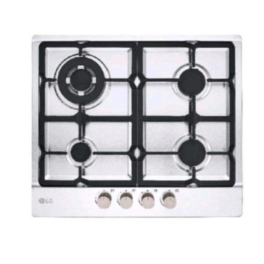 Piano gas 60cm 4 fuochi 8 5kw inox