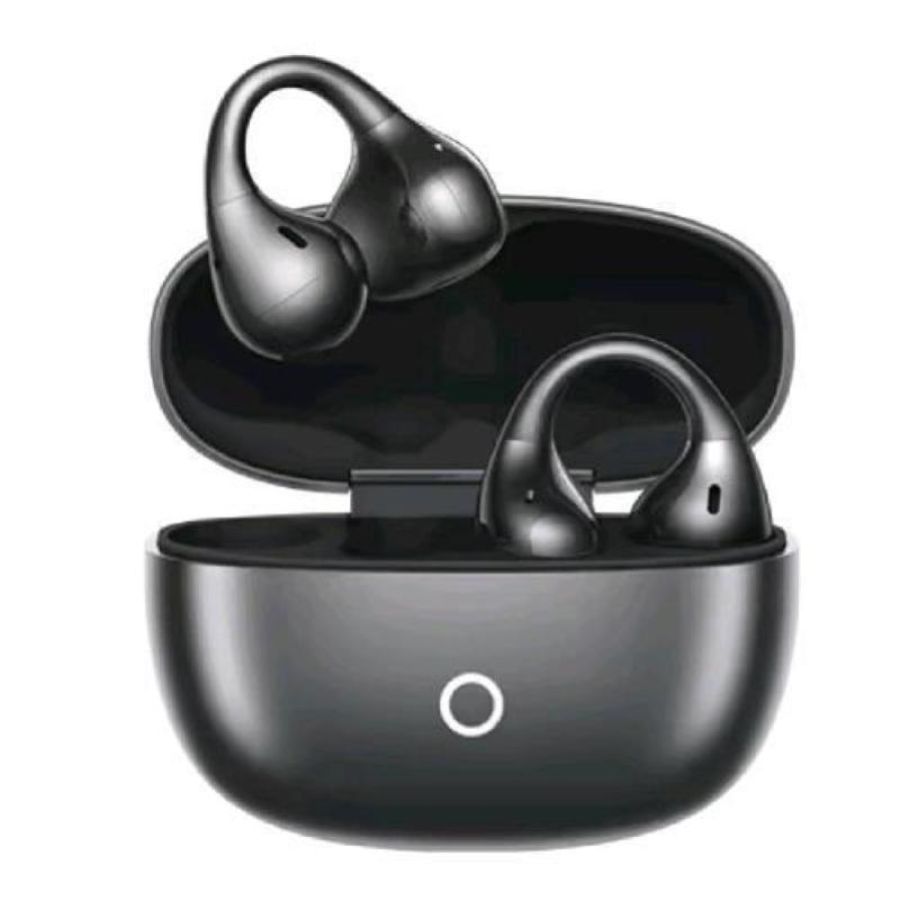 Realme buds clip auricolari bluetooth 5.4 con custodia di ricarica ip55 sound-lap next bass titanium black