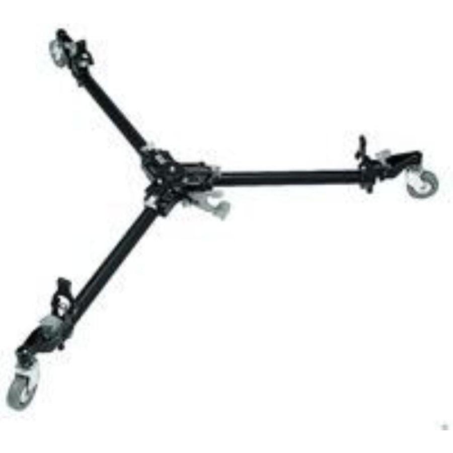 Manfrotto 181b automatic folding dolly black treppiede 3 gamba/gambe nero