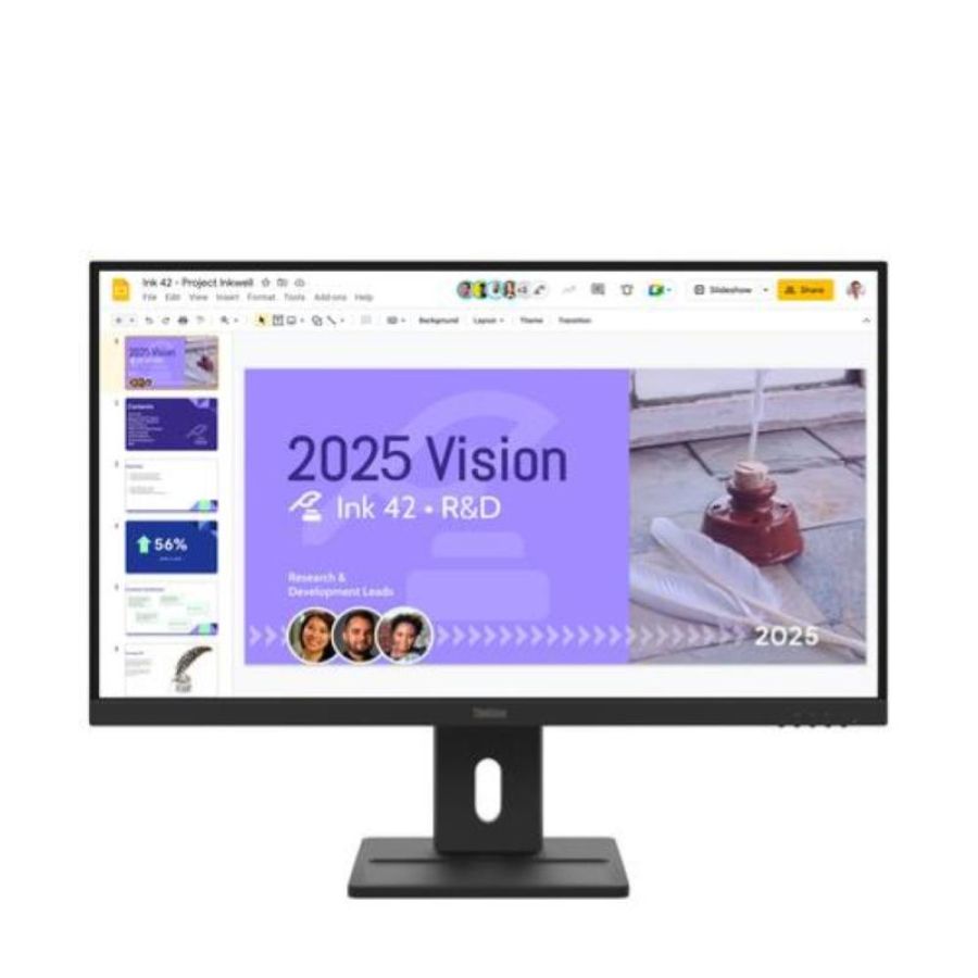 Lenovo monitor 27 led ips 16:9 qhd 6ms 350 cdm, pivot, dp/hdmi, multimediale, e27q-40