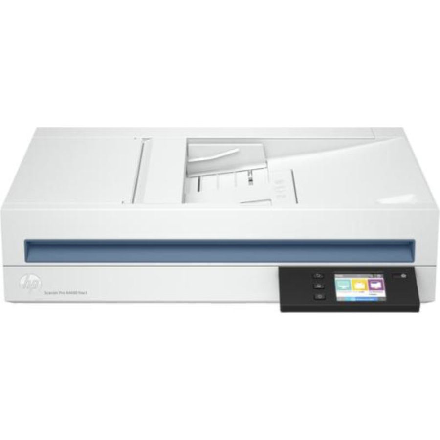 Hp scanner documentale, scanjet pro n4600 fnw1, a4, 30 ppm, adf, fronte/retro, usb/lan