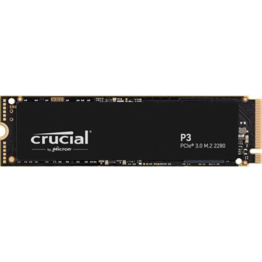 Crucial ssd interno p3 1tb m.2 pcie r/w 3500/3000