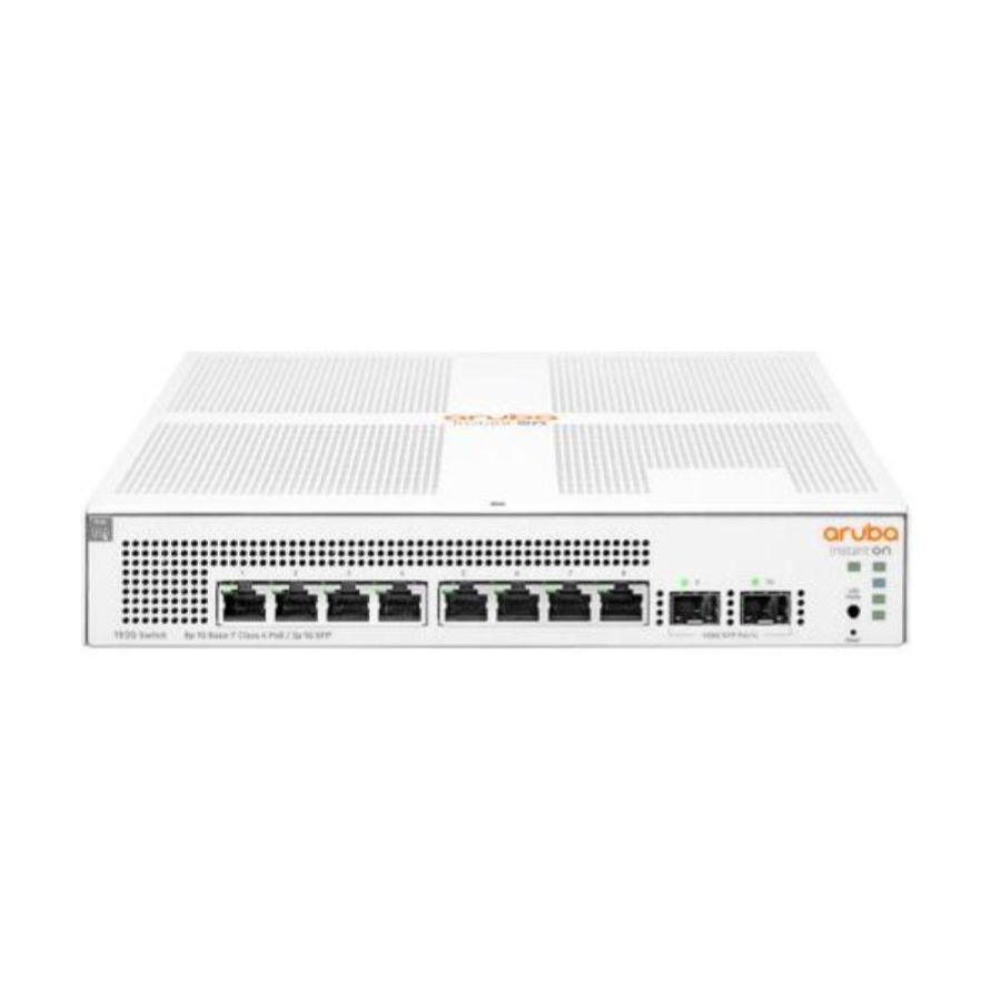 Hpe networking instant on switch 8p gigabit cl4 poe 2p sfp 124w 1930