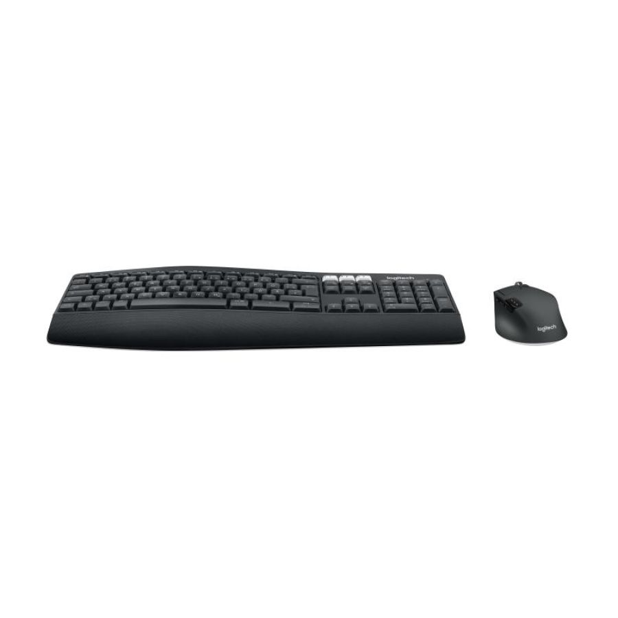 Logitech mk850 performance tastiera mouse incluso universale rf senza fili + bluetooth qwertz tedesco nero