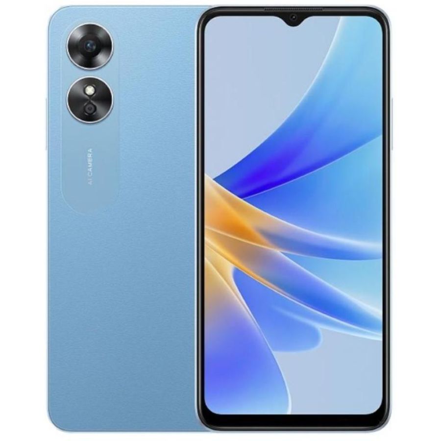 Oppo a17 lake blue 4/64gb dual sim - (garanzia italia - no brand)
