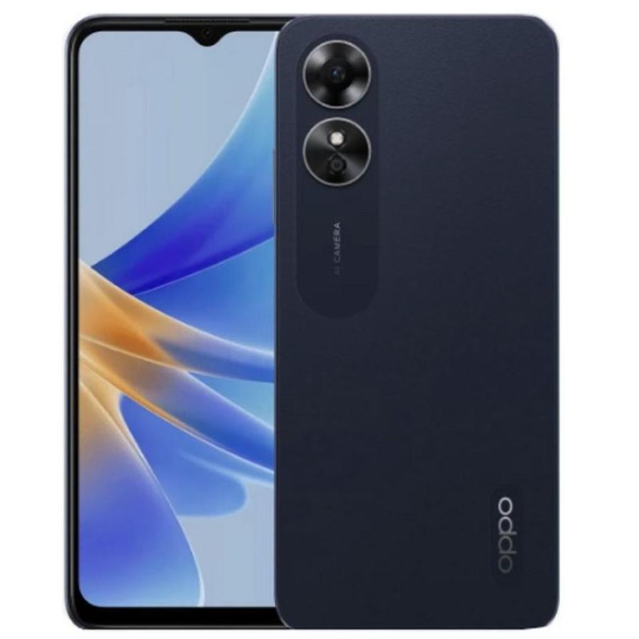 Oppo a17 midnight black 4/64gb dual sim - (garanzia italia - no brand)