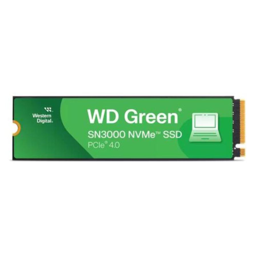 Western digital ssd green 500gb sn3000 m.2 nvme