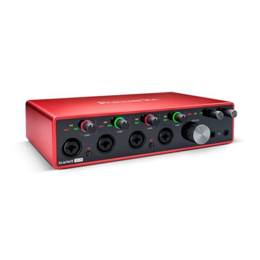 Prodotto oem interfaccia audio usb 18in1,8out +4 preamplificatori compatto focusrite