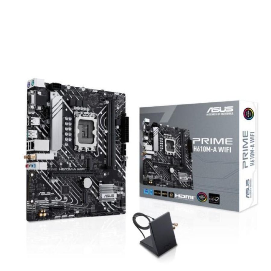 Asus mb h610, prime h610m-a wifi, lga 1700, wifi, 90mb1g00-m0eay0
